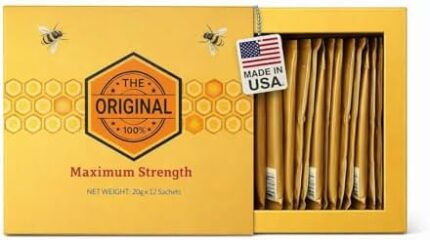 ProVitality Supplements Natural Honey Large Pack of 12 Sachets Contain 20g Each