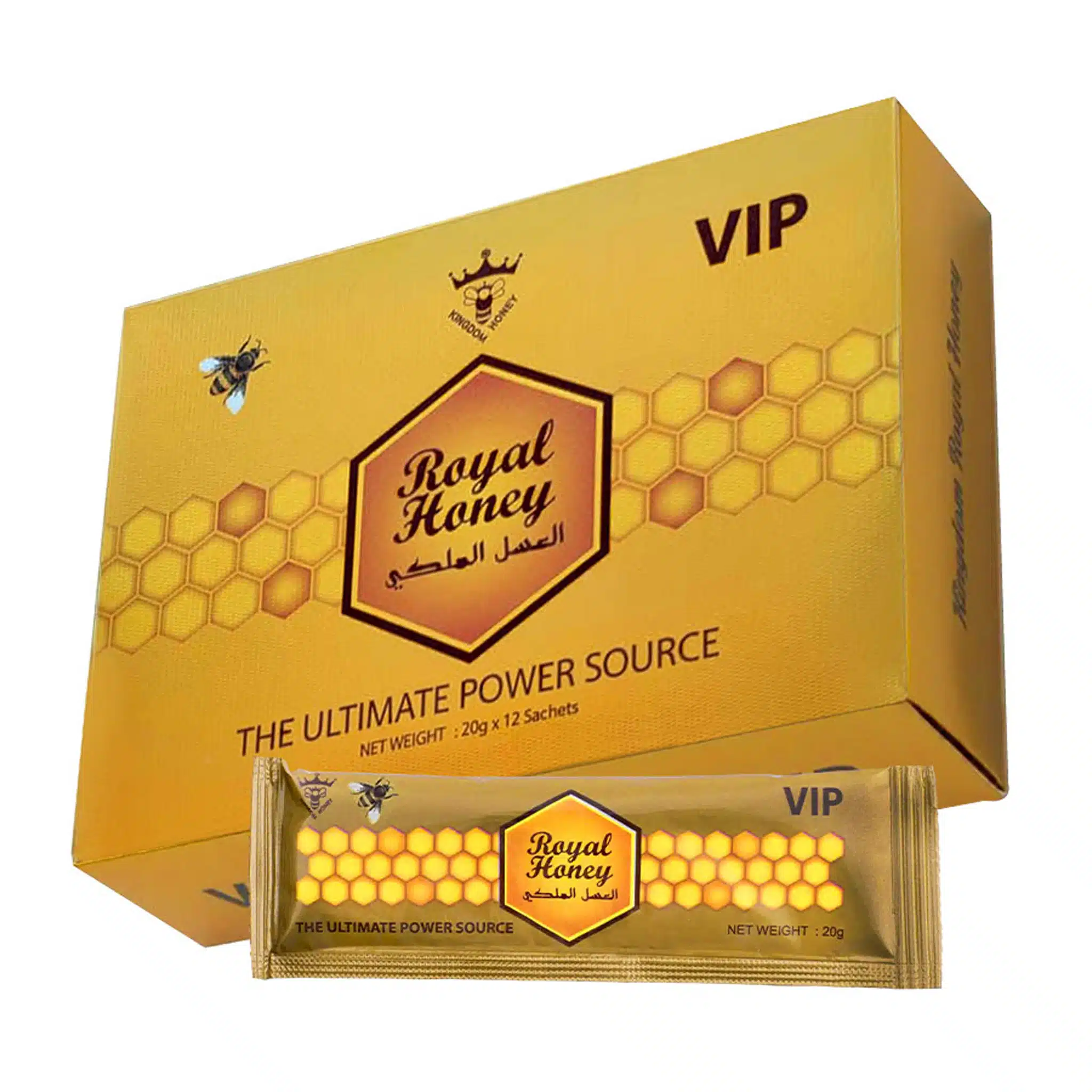 USRH-Royal-Honey-RH1000-01.jpg ORIGINAL ROYAL HONEY-12 PACKS X 20GRAMS - Image 1